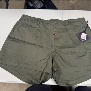 Target Olive Green Jean Shorts